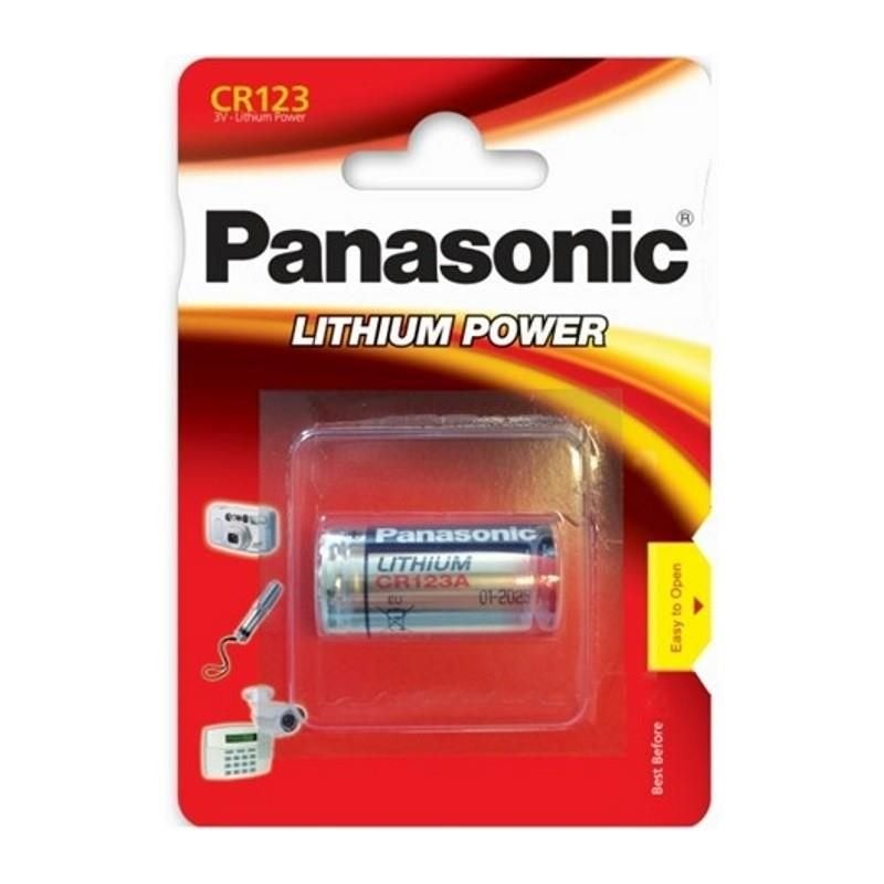 Panasonic Li-ion 3V CR123 fotobatterij, Ophalen of Verzenden, Nieuw