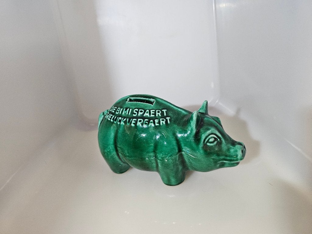 Varken spaarpot om te breken Groen, Collections, Enlèvement ou Envoi