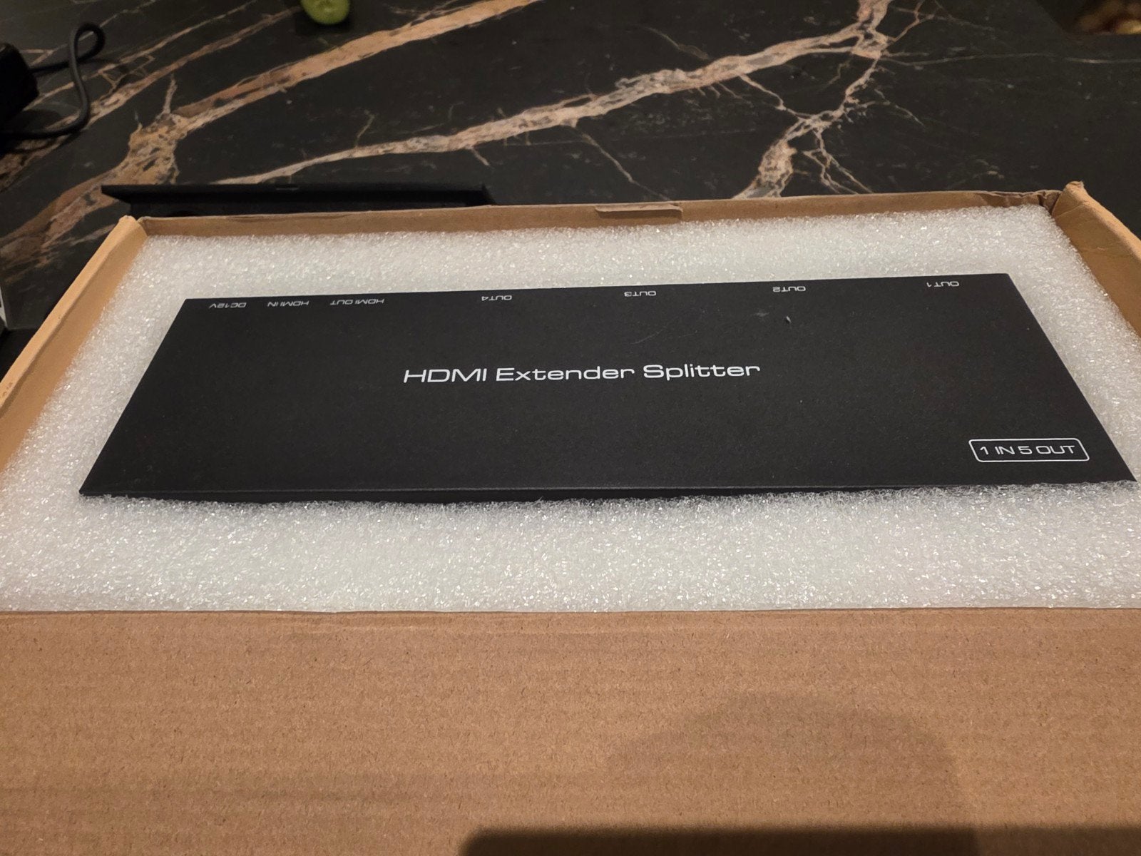 HDMI Extender Splitter 1 IN 5 OUT, Audio, Tv en Foto, Ophalen of Verzenden, Nieuw