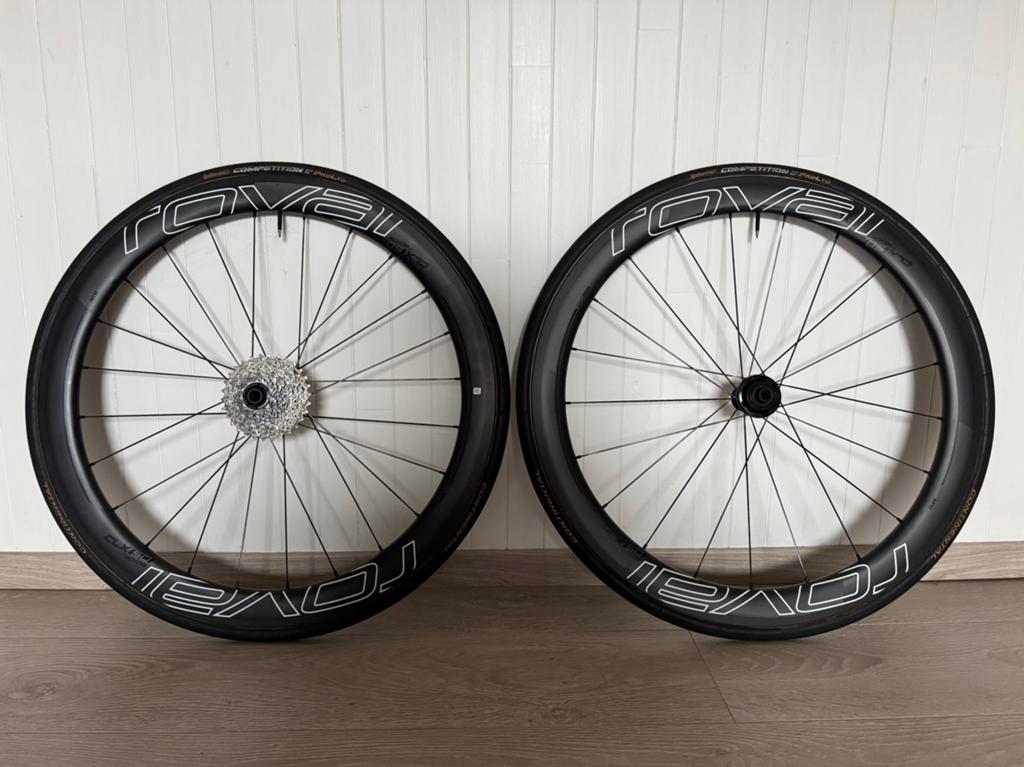 Roval CLX50 disc carbon wielen, Fietsen en Brommers, Fietsonderdelen, Gebruikt, Racefiets, Carbon, Ophalen