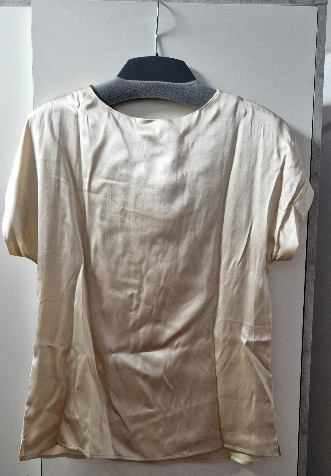 beige blouse van Xandres, Beige, Nieuw, Korte mouw, Xandres