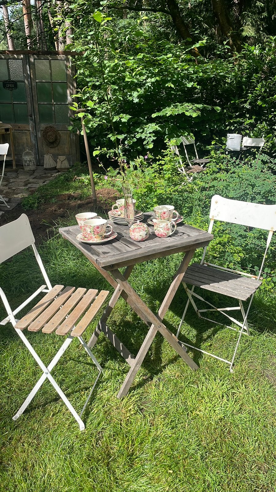 Romantisch thee servies, Maison & Meubles, Cuisine | Vaisselle, Enlèvement ou Envoi, Comme neuf, Récipient(s)