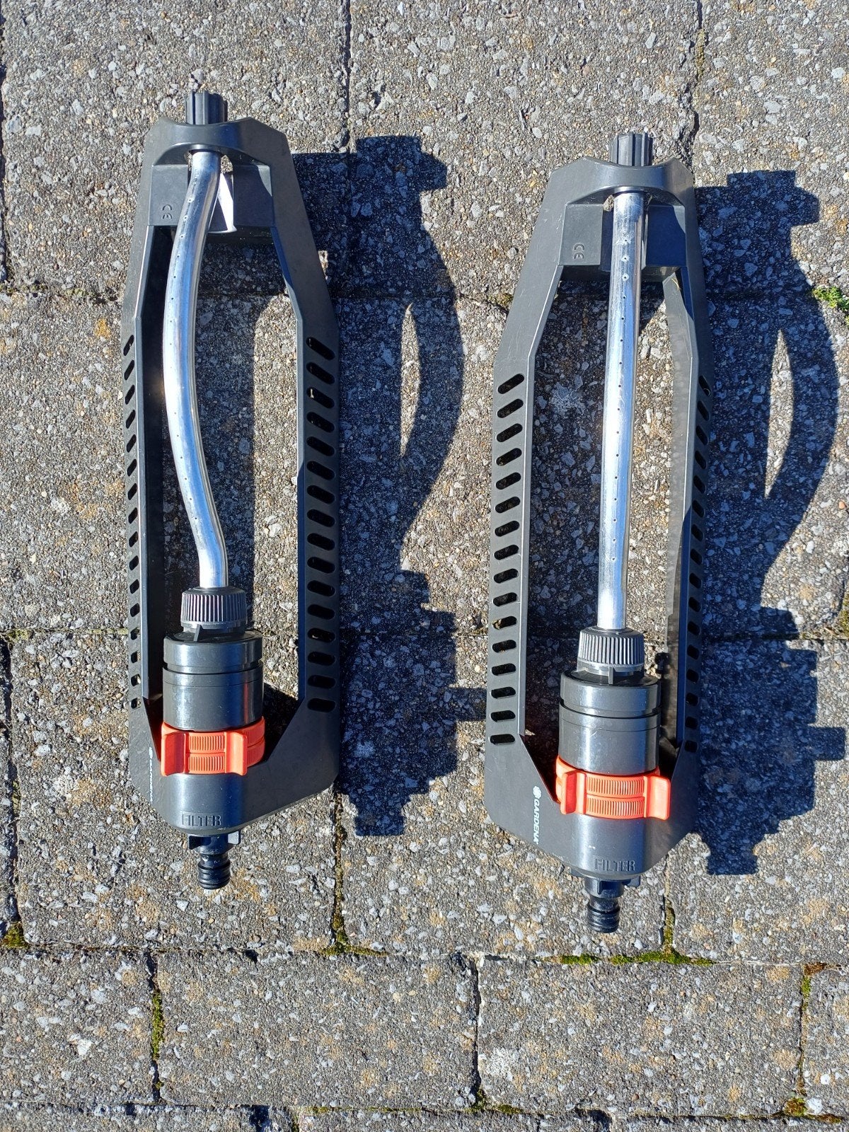 Set van 2 zwenksproeiers Gardena, Tuin en Terras, Ophalen, Zo goed als nieuw, Zwenksproeier