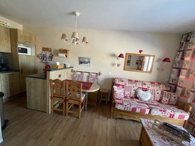 Appartement Valmeinier Savoie skis aux pieds