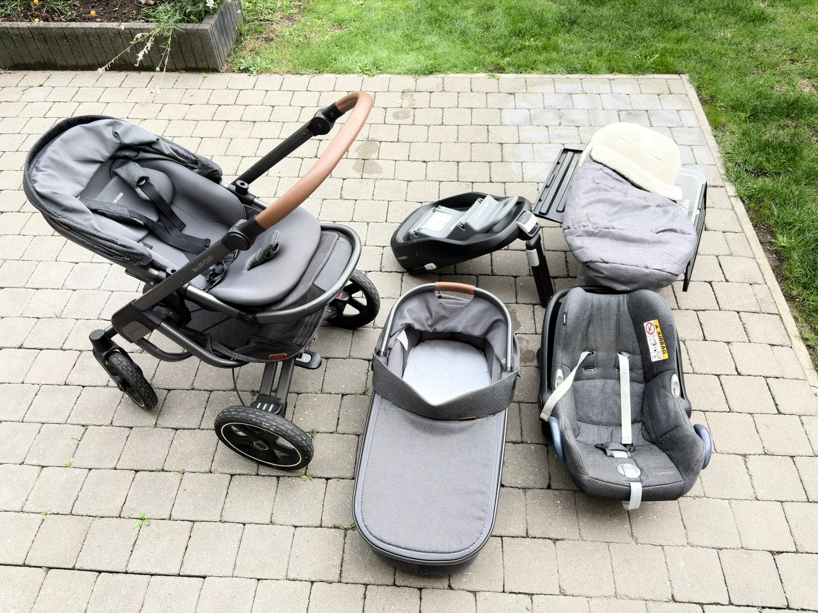 3 in 1 buggy maxi cosi, Gebruikt, Met autostoeltje, Maxi-Cosi, Ophalen