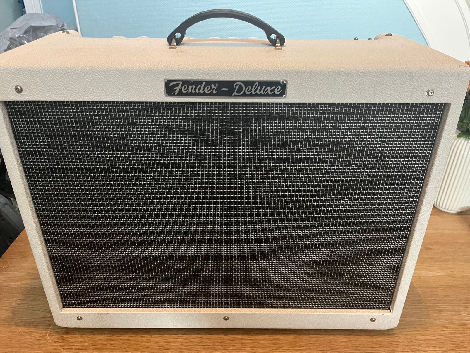 Fender Hot Rod Deluxe - White Lightning (Limited Edition), Enlèvement, Utilisé, Guitare, Moins de 50 watts