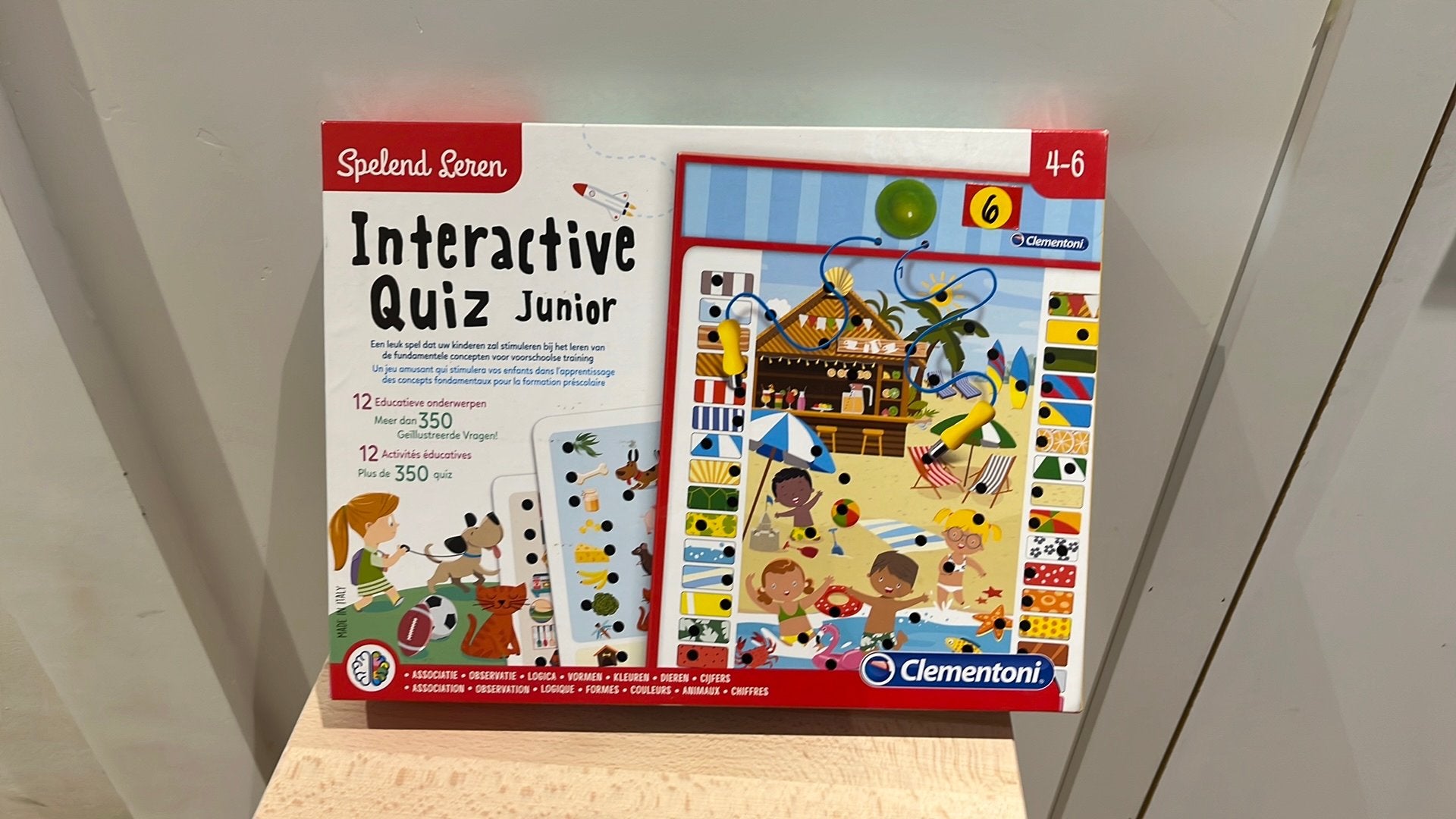 Interactieve quiz, Kinderen en Baby's, Speelgoed | Educatief en Creatief, Ophalen, Zo goed als nieuw, Elektronica, Met licht