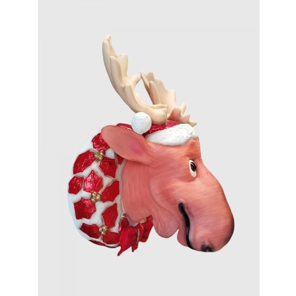 Rendierkop — Hoogte rendier 55 cm - Reindeer, Ophalen, Nieuw