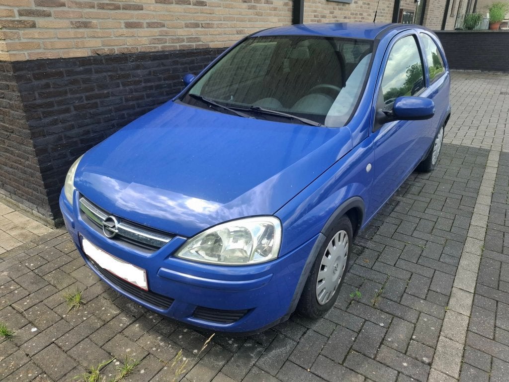 Opel Corsa C – Lage kilometerstand – Perfecte starterswagen, Auto's, Stof, Blauw, Airbags, Handgeschakeld