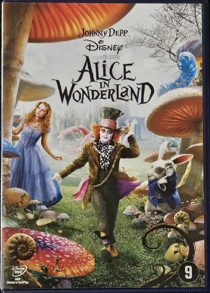 Alice in Wonderland (2010) Disney, Cd's en Dvd's, Ophalen of Verzenden, Zo goed als nieuw