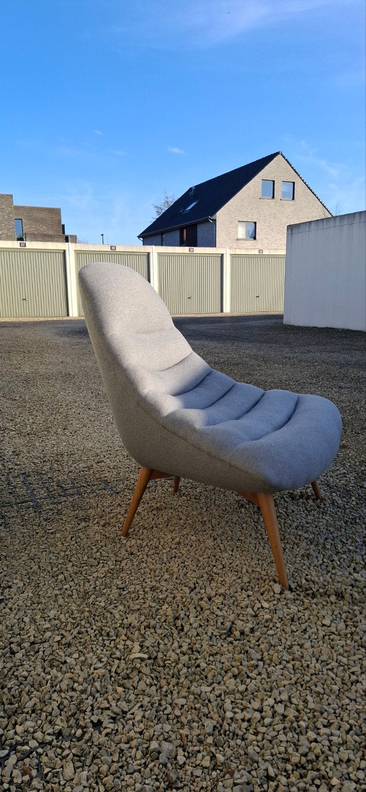 Stijlvolle eenzit - zetel, Maison & Meubles, Fauteuils, Comme neuf, Tissus, 75 à 100 cm, 75 à 100 cm, Enlèvement