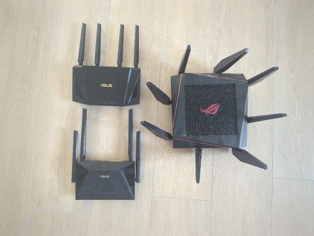 3 ASUS WiFi-routers te koop | ideaal als Mesh-netwerk, Computers en Software, Routers en Modems, Gebruikt, Router, Ophalen