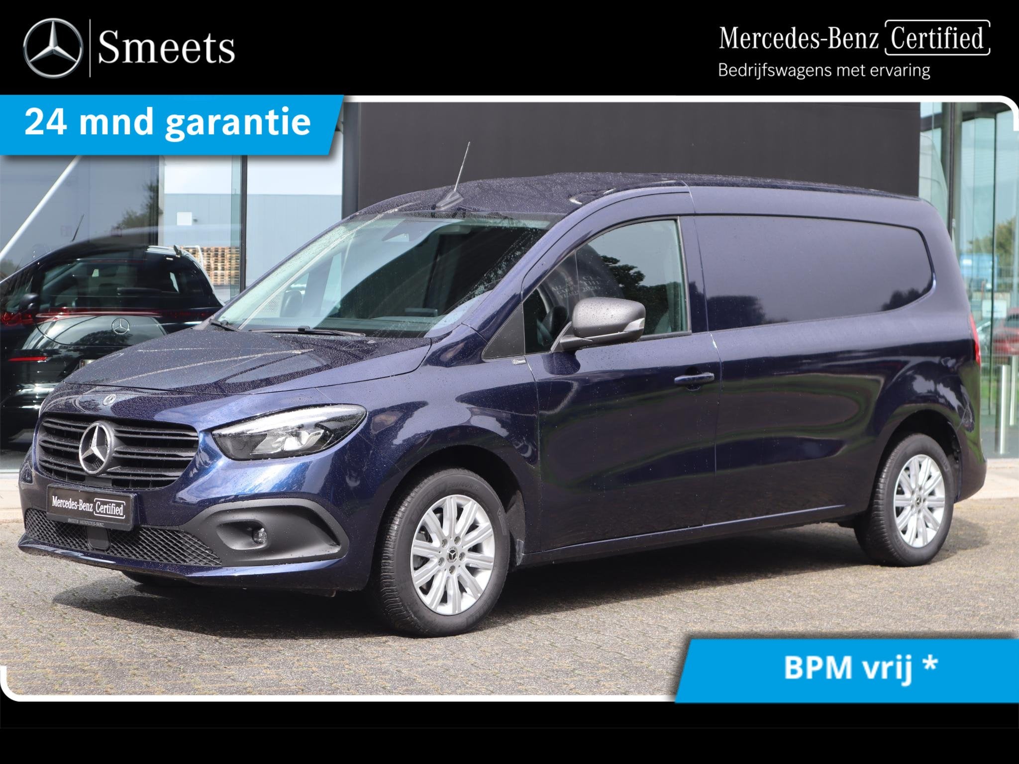 Mercedes-Benz Citan 110 CDI L2 PRO LED AUT., Stof, Euro 6, Blauw, Mercedes-Benz