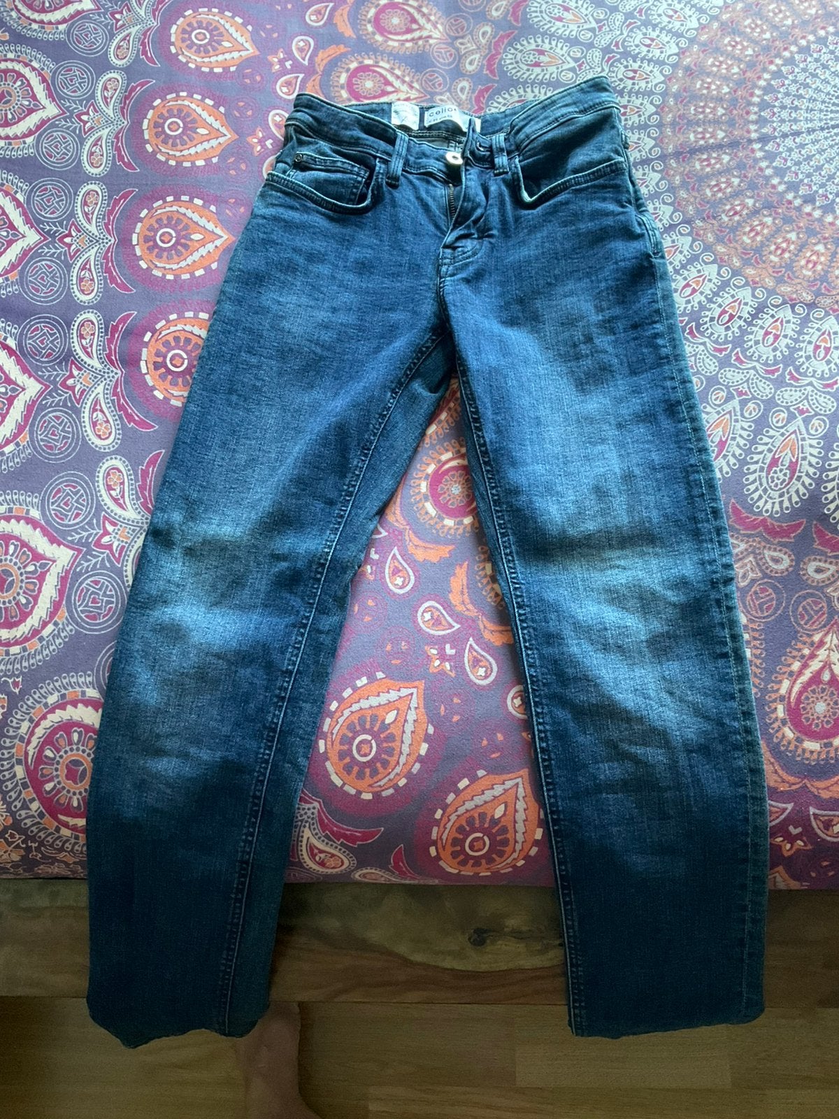 CELIO C25 Slim Fit donkerblauwe jeans (heren), Ophalen, Zo goed als nieuw