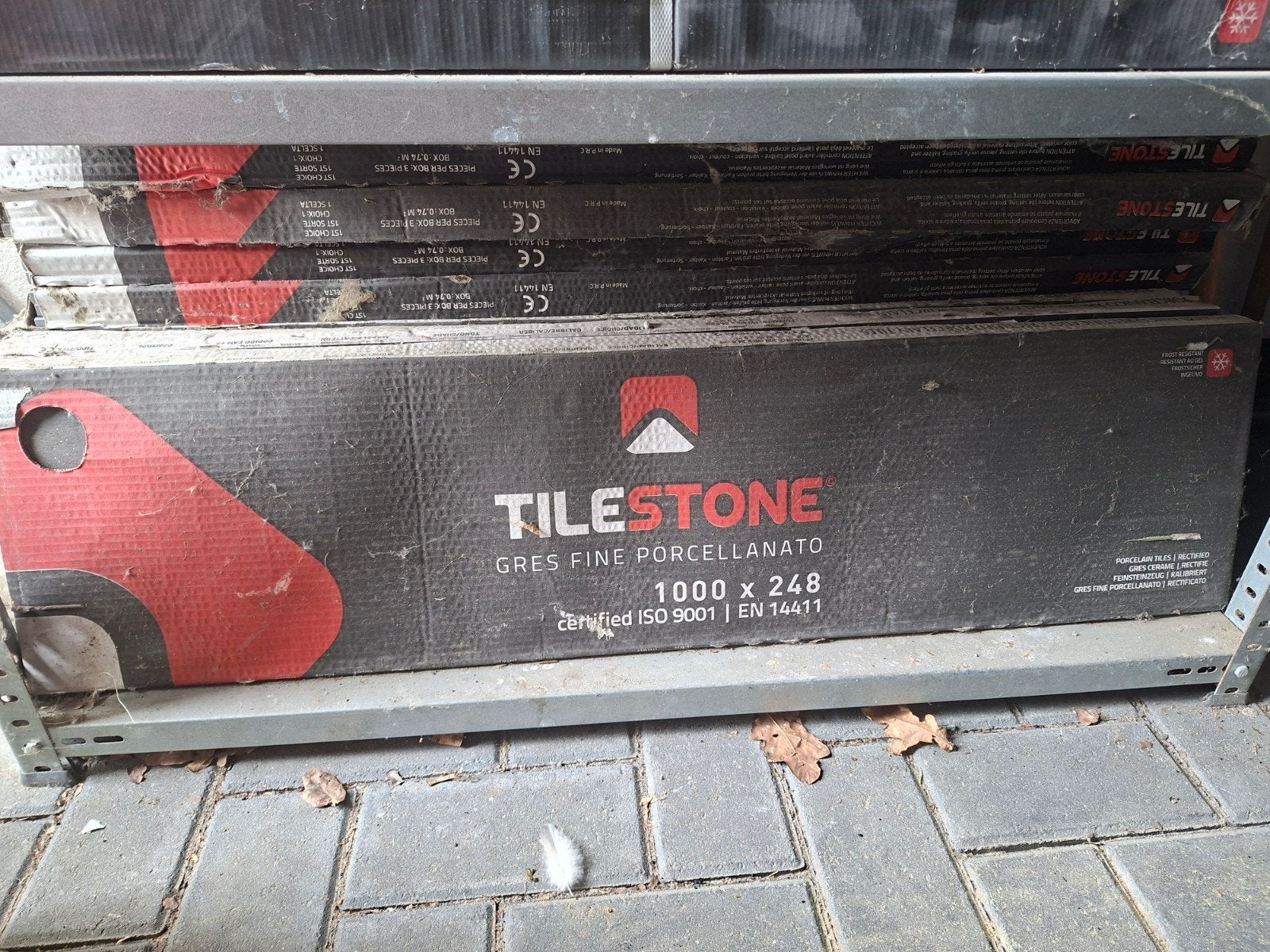 11,1 m2 keramisch parket Tilestone Ecowood Forest Black Oak, Doe-het-zelf en Bouw, Tegels, Ophalen, 60 cm of meer, Nieuw, 10 m² of meer