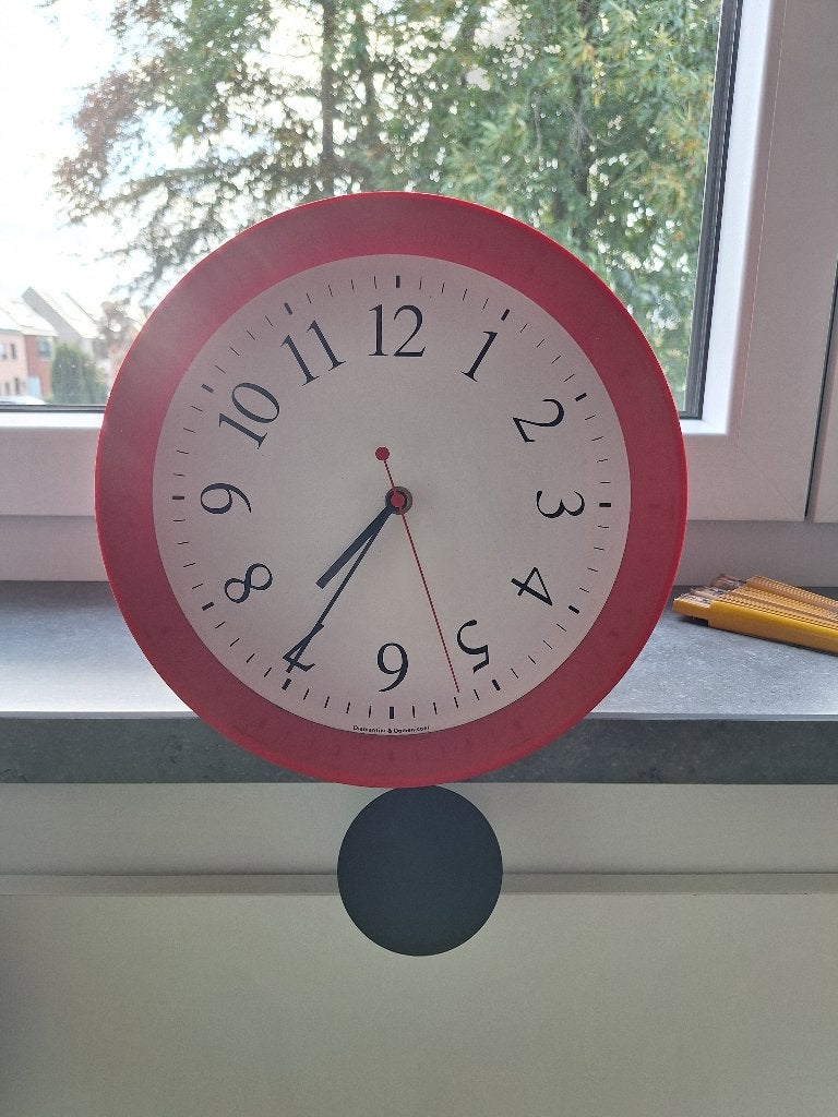 Wandklok Diamantini Domeniconi, Huis en Inrichting, Wandklok, Analoog, Ophalen of Verzenden, Zo goed als nieuw