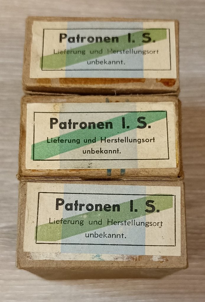 Boîtes vides Allemandes Mauser 1944 (Saint-Léger) ww2, Ophalen of Verzenden, Landmacht, Overige typen