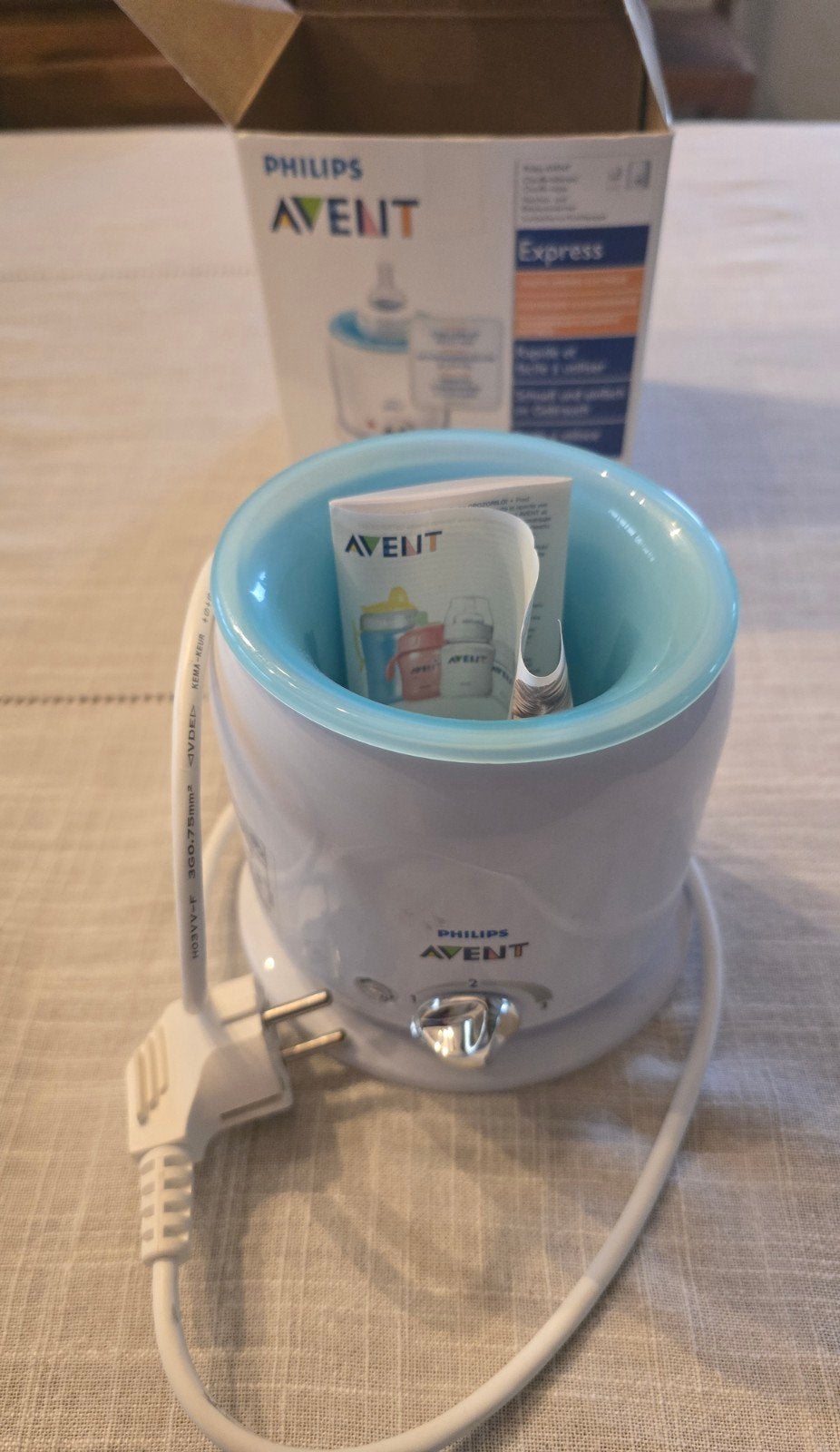 Chauffe-biberon Philips Avent nouveau pour enfant de 1 an, Enlèvement ou Envoi, Neuf, Chauffe-biberons et petits pots, Philips Avent