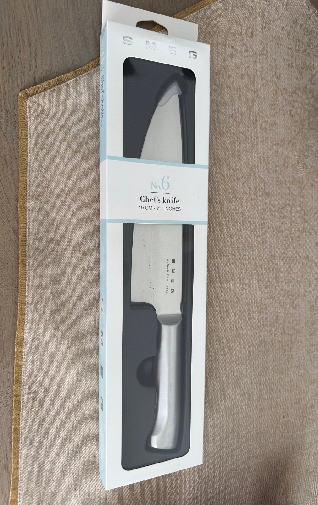 Smeg No. 6 Chef’s Knife – 19 cm, Ophalen of Verzenden, Nieuw