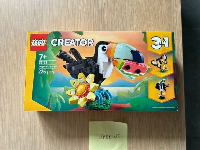 Lego Creator 3 in 1 Tropische toekan, Ophalen, Lego, Nieuw, Ongeopend/sealed