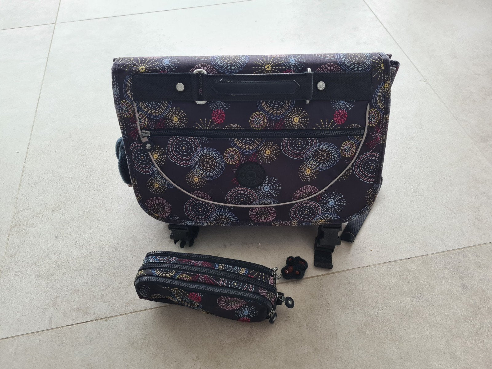 Kipling Preppy boekentas en pennenzak Homemade stars, Diversen, Ophalen, Gebruikt