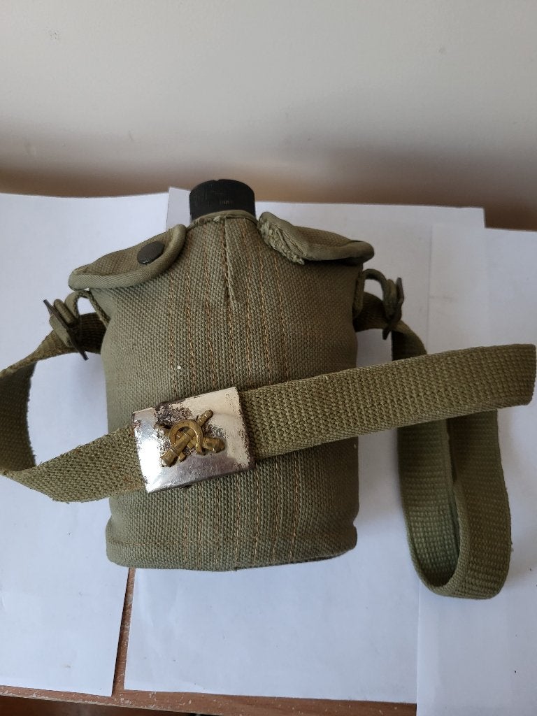 Gourde Militaire Belge ABL 1957 Complète – Artillerie, Enlèvement ou Envoi