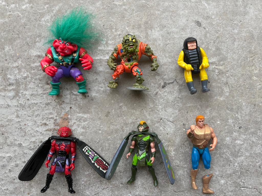 Aktie figuren Ghostbustets battle trolls lot, Ophalen of Verzenden, Zo goed als nieuw