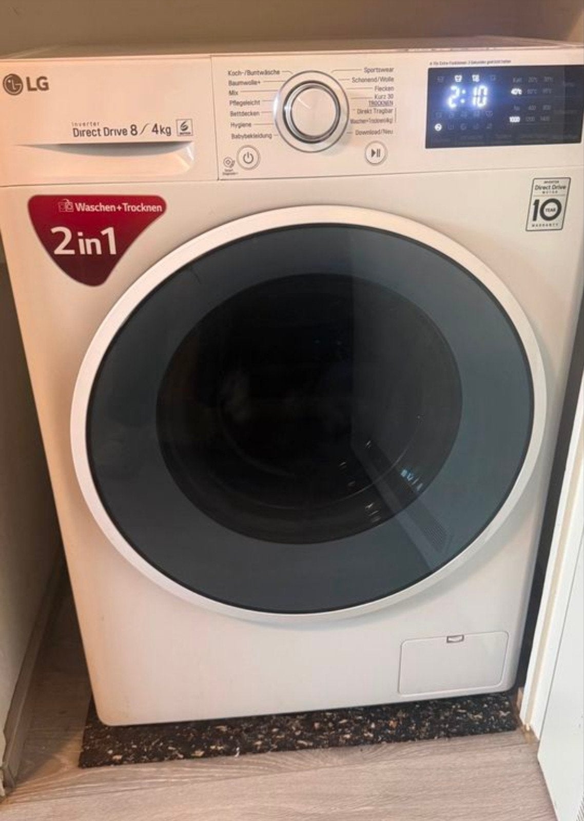Lg lave lîge & seche linge  2 en 1  | 8KG & 4KG A+++, Electroménager, Enlèvement