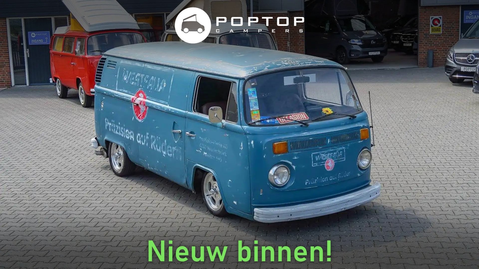 Volkswagen T2b Panelvan Westfalia met camperinterieur, Caravans en Kamperen, Handgeschakeld, Benzine, Volkswagen