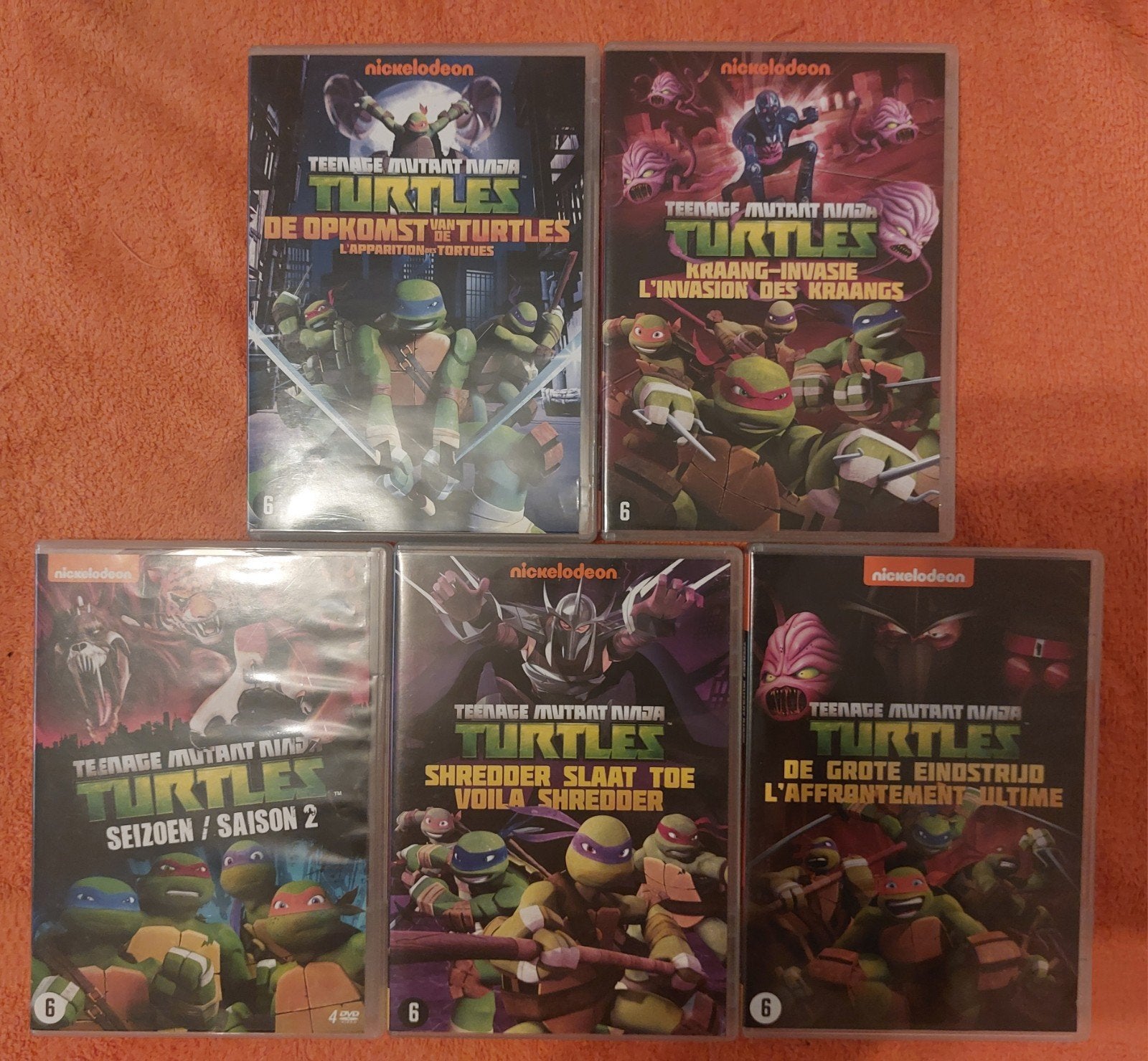 Teenage Mutant Ninja Turtles Nickelodeon Dvds, Cd's en Dvd's, Ophalen, Zo goed als nieuw