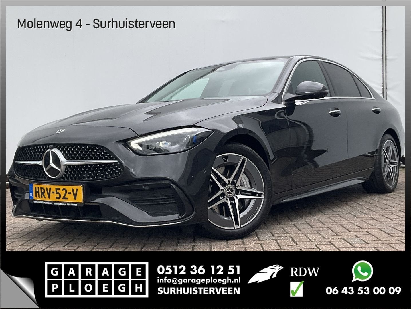 Mercedes-Benz C 220 D AMG Line Stoel.electr.Verw Sfeerverl,, Argent ou Gris, Achat, Entreprise, Automatique