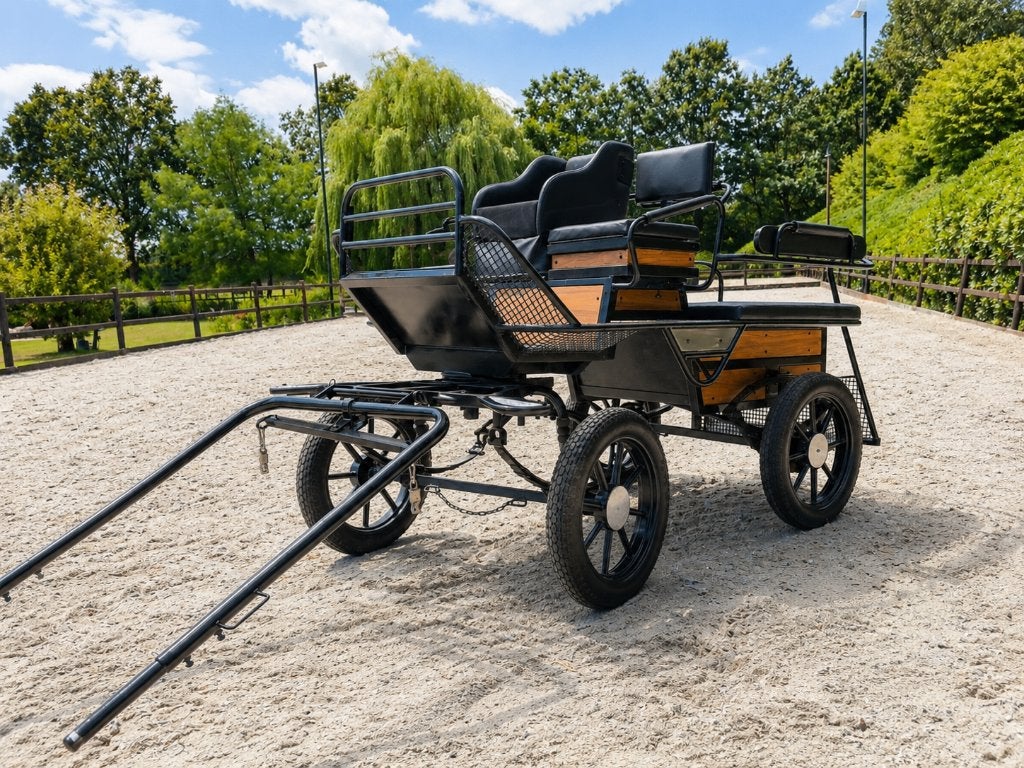 Zeer nette marathonwagen  – enkelspan & tweespan – paard, Dieren en Toebehoren, Rijtuigen en Koetsen, Gebruikt, Marathonwagen