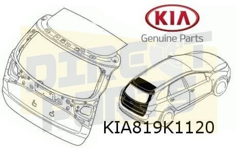 Kia Cee'd (wagon) achterklep (5/12-7/18) Origineel! 73700A22, Kia, -, Nieuw, Ophalen of Verzenden