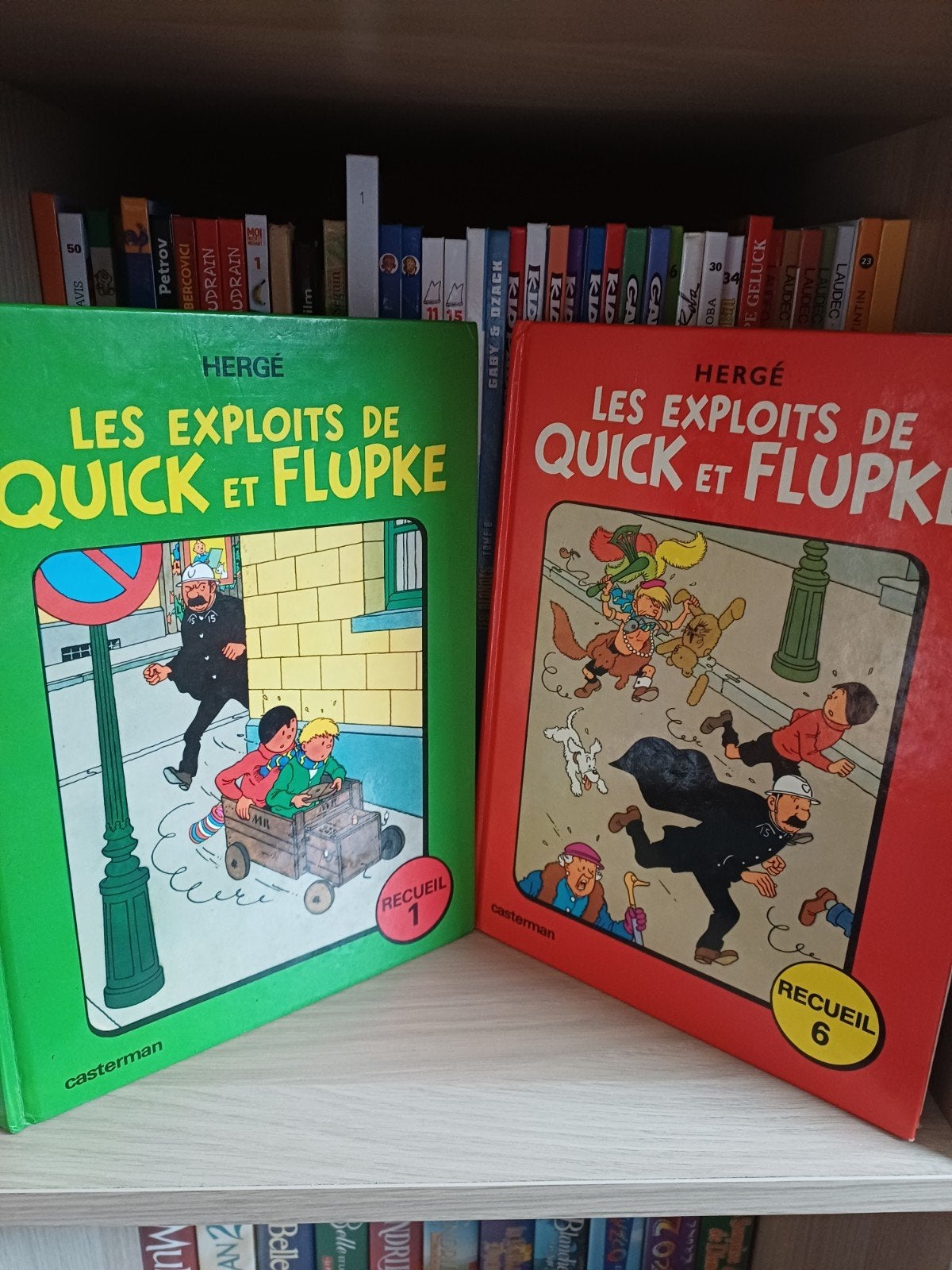 bd les exploits de Quick et Flupke 1 et 6, Livres, Plusieurs BD, Enlèvement ou Envoi, Comme neuf