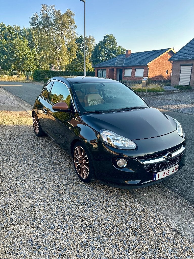 Opel adam, 4 zetels, ADAM, Zwart, Leder