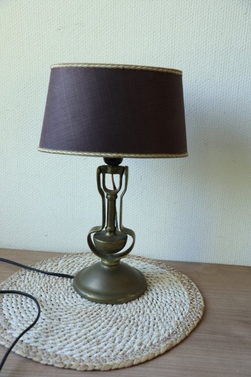 Antieke 1940s Gimbal tafel Lamp, Enlèvement ou Envoi