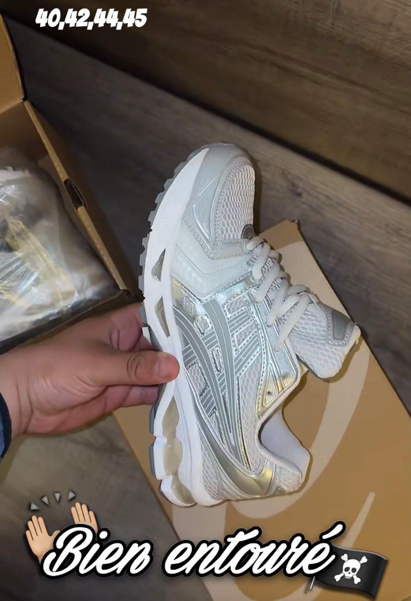 Asics kayano 14, Enlèvement ou Envoi, Comme neuf, Blanc, Chaussures