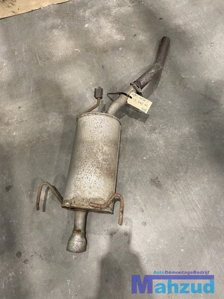 OPEL CORSA C 1.2 Einddemper 2000-2006, Auto-onderdelen, Uitlaatsystemen, Opel, Gebruikt
