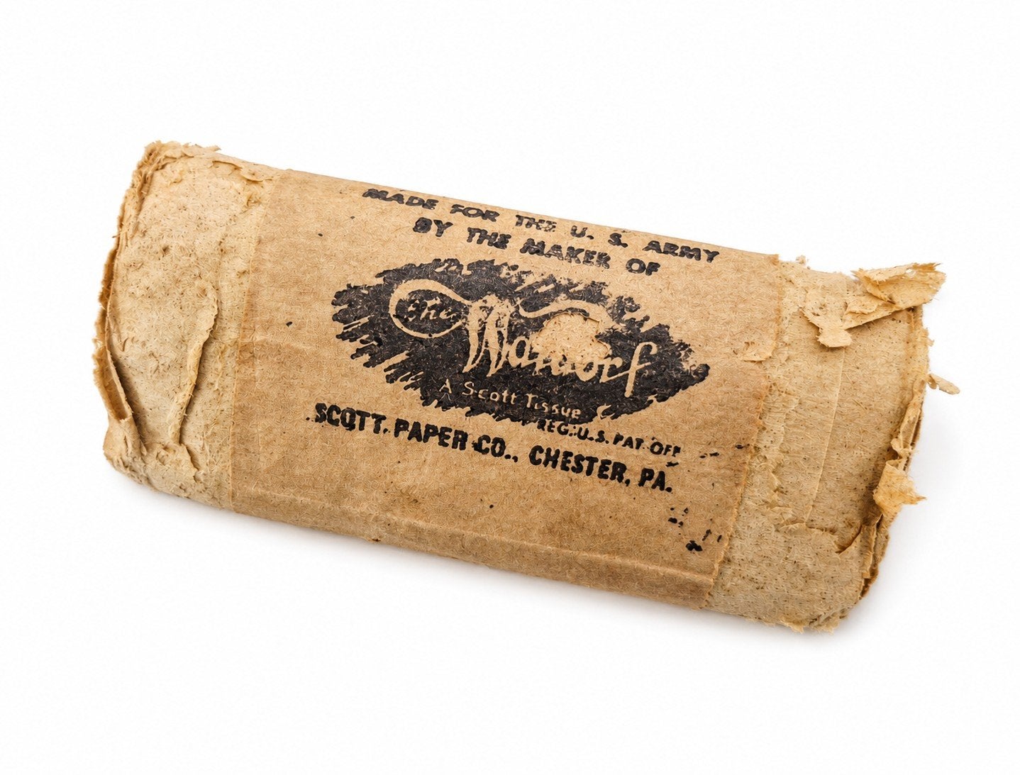 US WWII K-Ration Waldorf Scott Tissue Toiletpaper, Envoi, Armée de terre