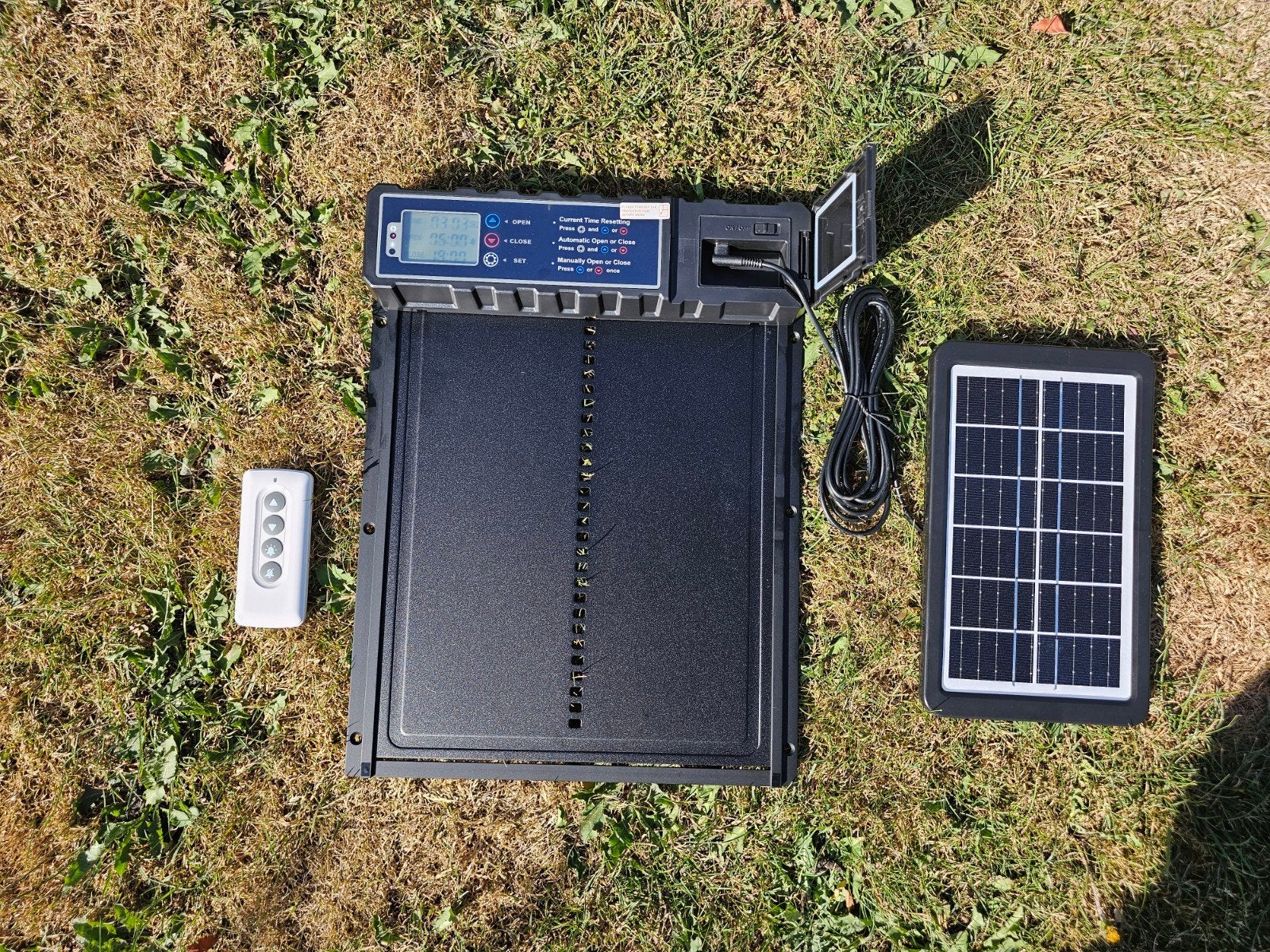 porche de poulailler automatique avec panneau solaire, NEUF, Enlèvement ou Envoi