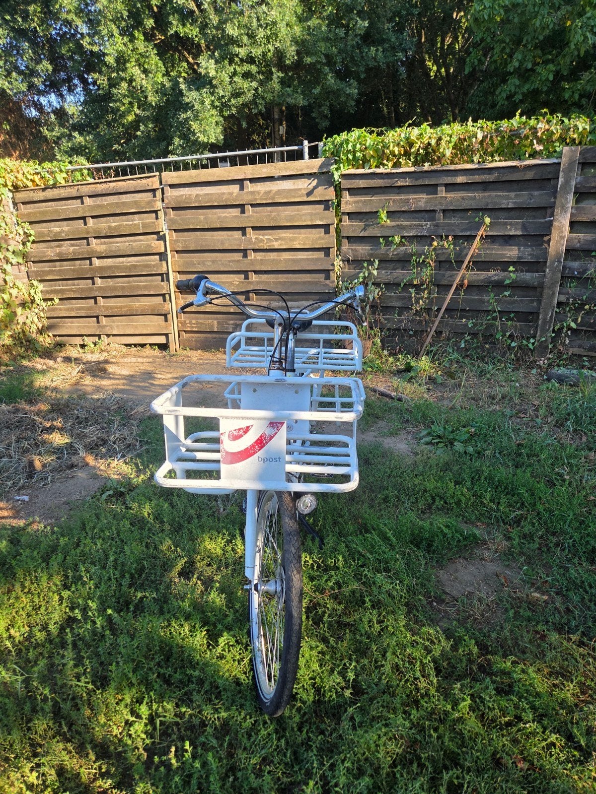post fiets, Ophalen