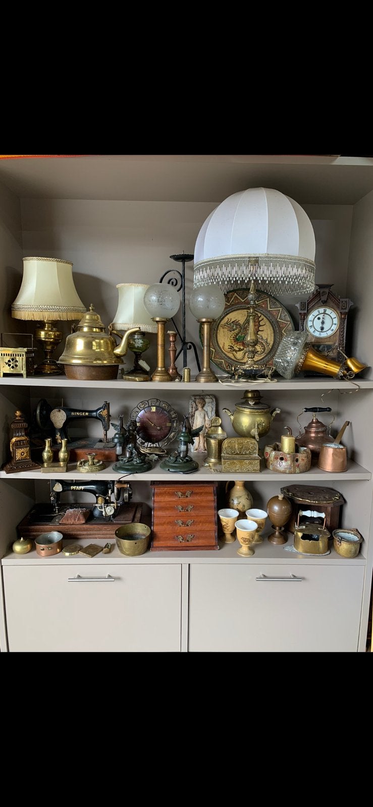 Diverse antiek koper brons, Antiek en Kunst, Ophalen
