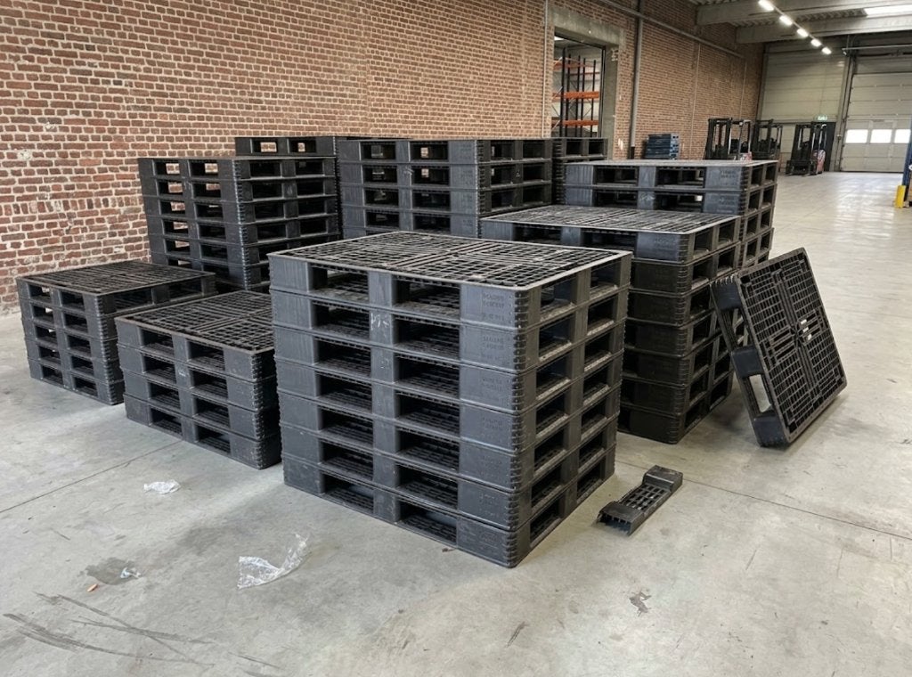 kunststof pallet 80 op 120 cm, Ophalen