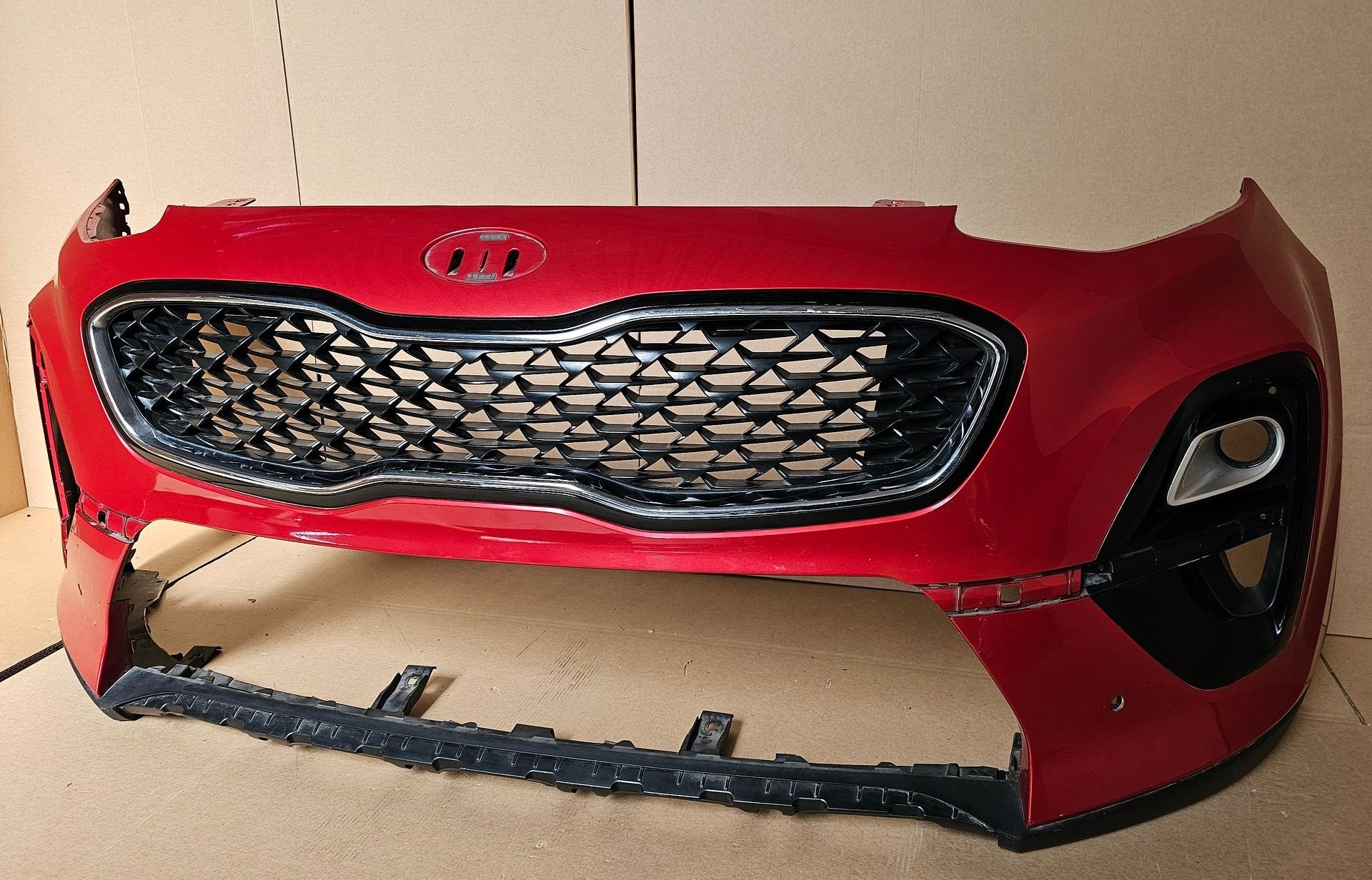 Voorbumper KIA Sportage 4 IV Facelift 86512-F1550 Origineel, Gebruikt, -, Voor, Ophalen of Verzenden