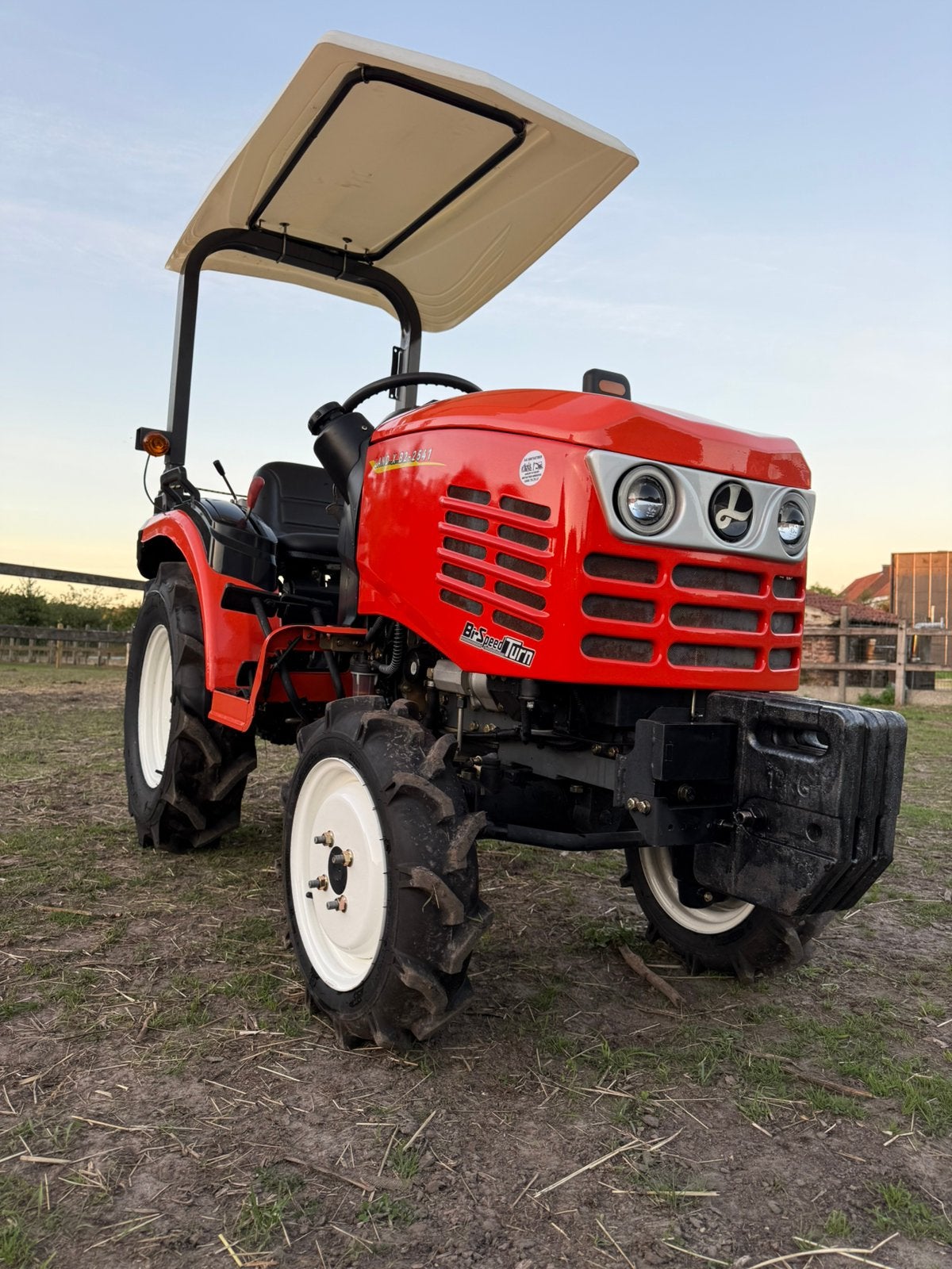 Minitractor LAND-X BJ-254 - 2,5 UUR! Nieuwstaat + Dak, Ophalen