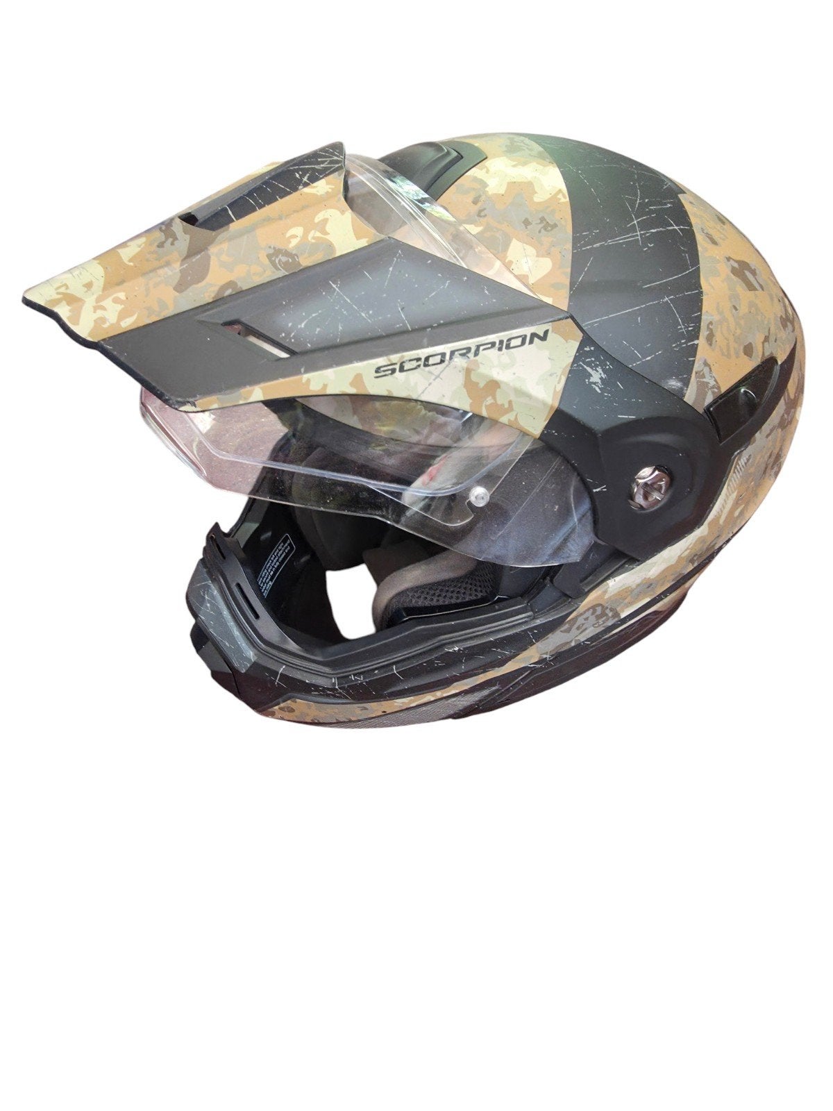 Casque Moto Trail / Modulable Scorpion EXO ADX-1 Camo Desert, Enlèvement ou Envoi, Utilisé, Extra large ou plus grand