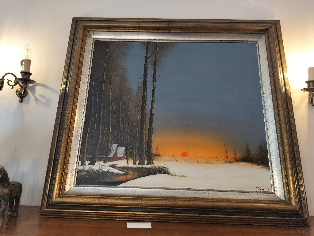 schilderij  Jérémie Delsaux, Antiek en Kunst, Ophalen, Landschap