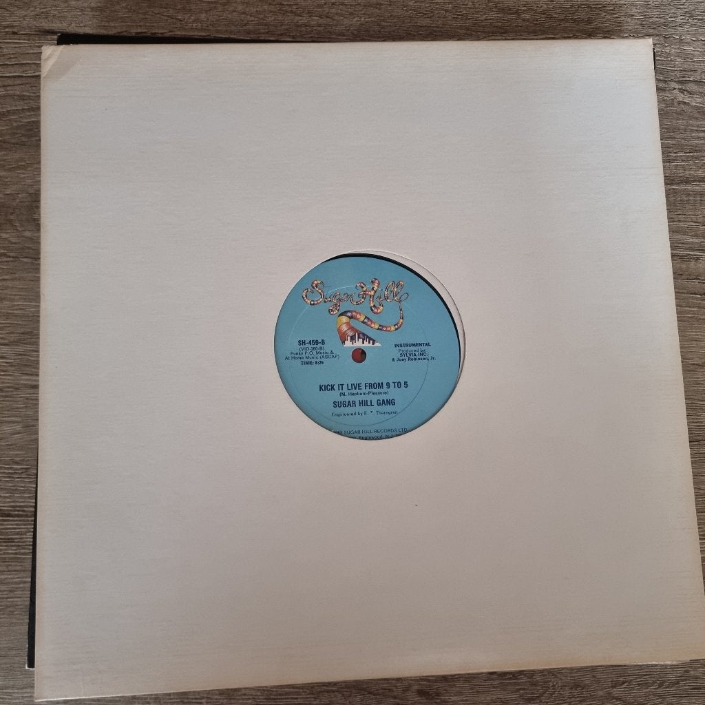 12" Sugar Hill Gang – Kick It Live From 9 To 5, CD & DVD, Vinyles Singles, Utilisé, Hip-hop et Rap, 12 pouces, Enlèvement ou Envoi