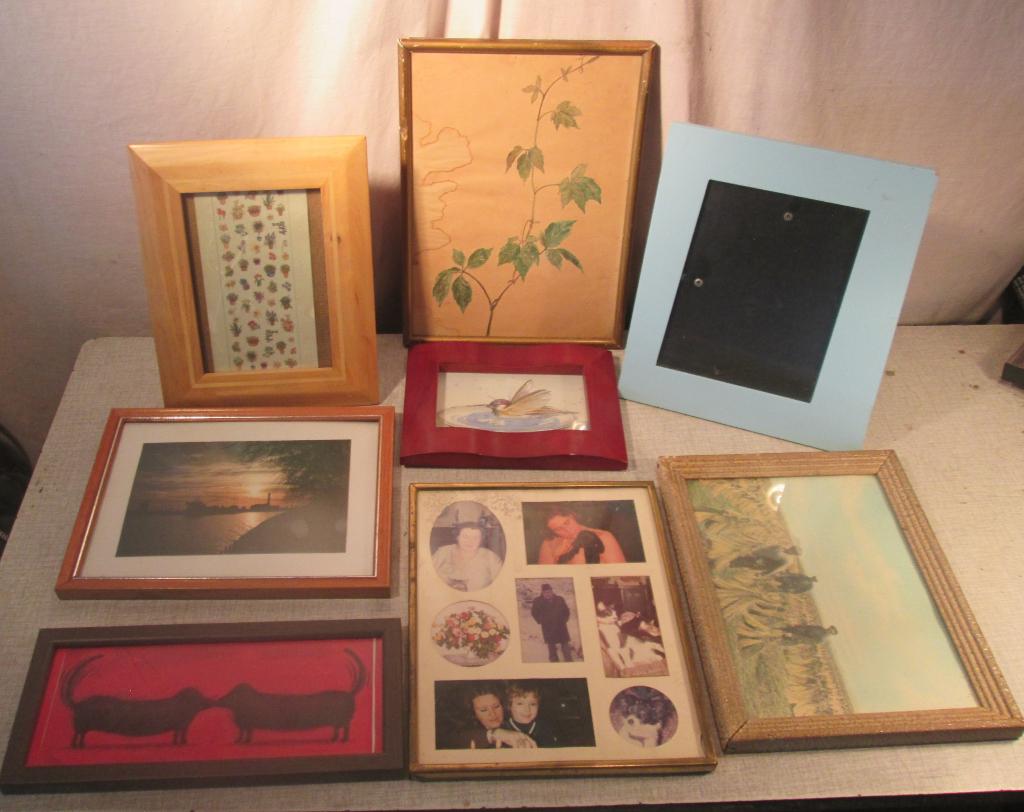8 Mooi Verschillende Houten Fotolijsten, Ophalen of Verzenden, Zo goed als nieuw