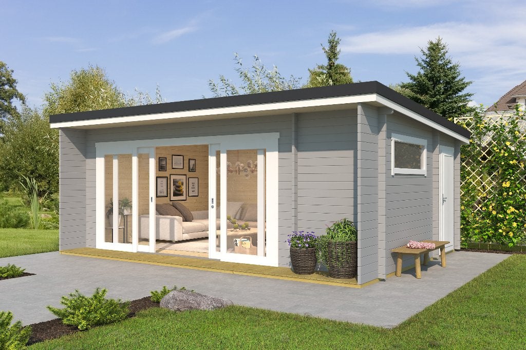 NOUVELLE cabane en rondins de luxe moderne Java à vendre, Envoi, Neuf